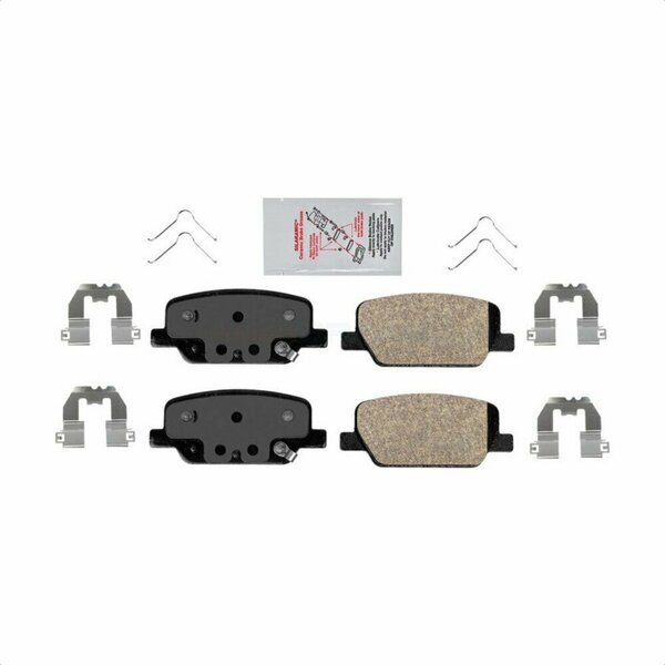 Ameribrakes Rear Ceramic Disc Brake Pads For Hyundai Santa Fe Kia Telluride Palisade NWF-PRC2199